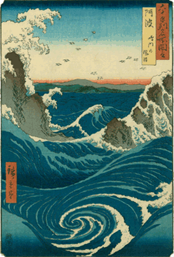 Japanese Print, whirlpools